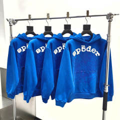 1:1 Top Quality Blue Spider Worldwide Hoodie / Pants Tracksuit