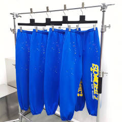 Spider 555555 TC BLUE Hoodie Pants Tracksuit