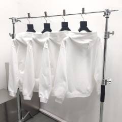 1:1 Top Quality White Rhinestone Spider Web Hoodie