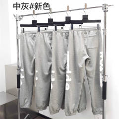1:1 Quality Spider Star Pentagram Gray Hoodie & Pants Set