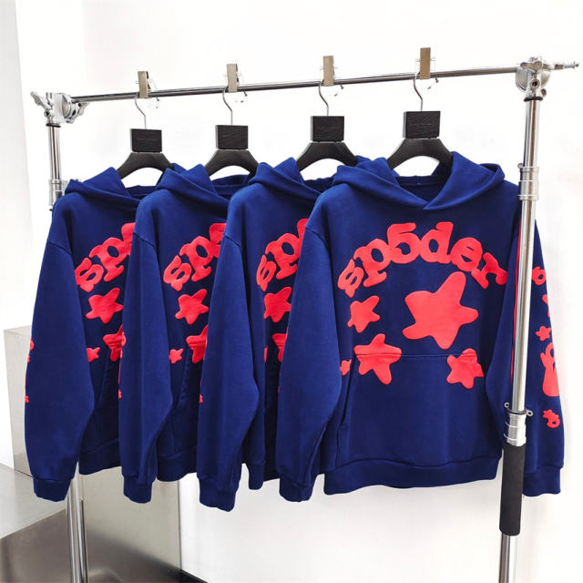 1:1 Quality Spider Worldwide Yellow Star Hoodie