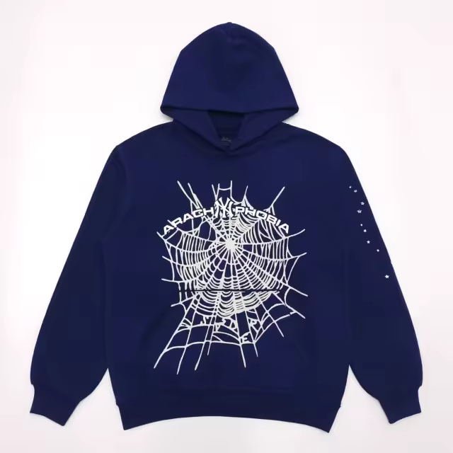 1:1 Quality Spider x New York Yankee Navy Phobia NY Tracksuit Hoodie Pants