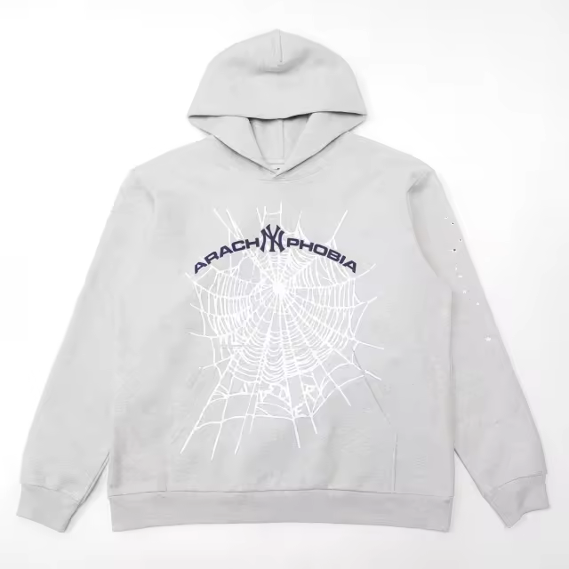 1:1 Quality Spider x New York Yankee Navy Phobia NY Tracksuit Hoodie Pants