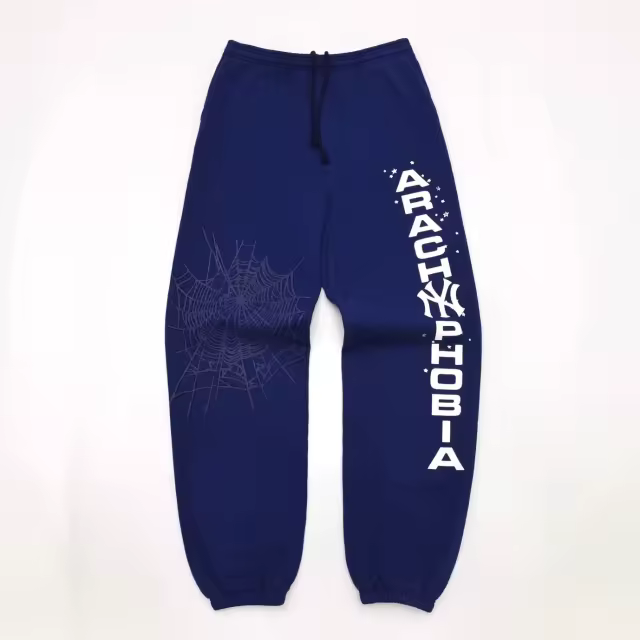 1:1 Quality Spider x New York Yankee Navy Phobia NY Tracksuit Hoodie Pants