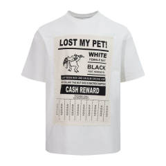 Maison Margiela MM6 T-Shirt Black White