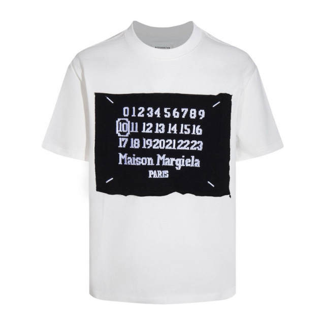 Maison Margiela MM6 T-Shirt Black White