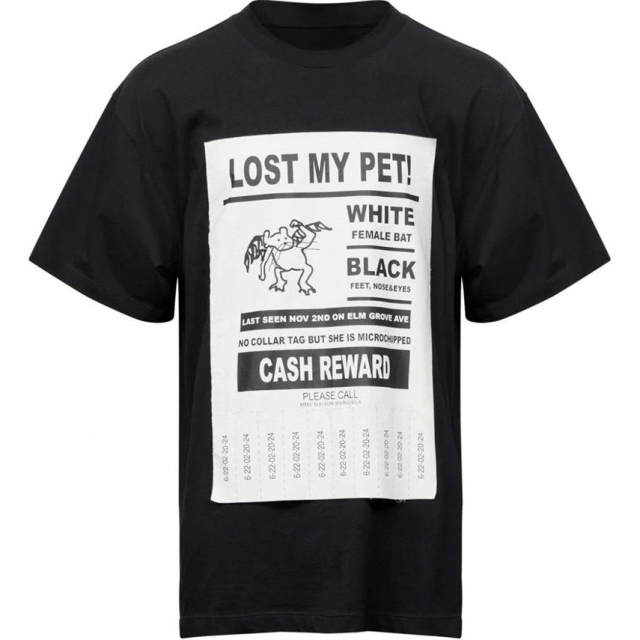 Maison Margiela MM6 T-Shirt Black White