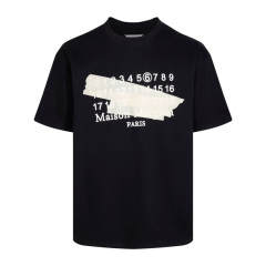 Maison Margiela MM6 T-Shirt Black White