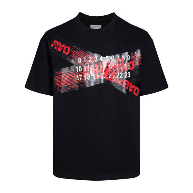 Maison Margiela MM6 T-Shirt Black White