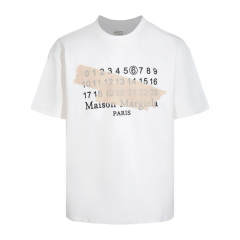 Maison Margiela MM6 T-Shirt Black White