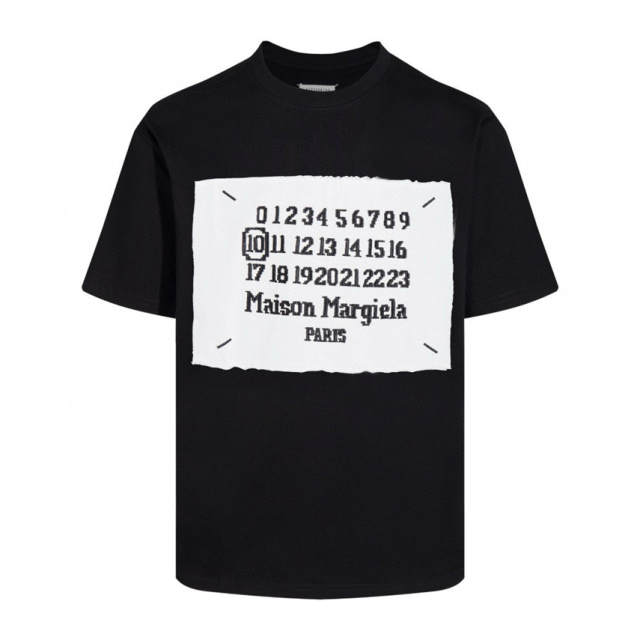 Maison Margiela MM6 T-Shirt Black White