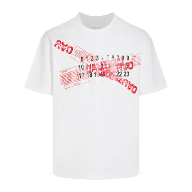 Maison Margiela MM6 T-Shirt Black White