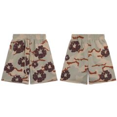 DENIM TEARS PINK CAMO COTTON WREATH T-SHIRT SHORTS SET