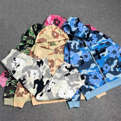 DENIM TEARS PINK CAMO COTTON WREATH HOODIE