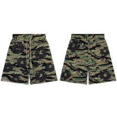 DENIM TEARS PINK CAMO COTTON WREATH T-SHIRT SHORTS SET
