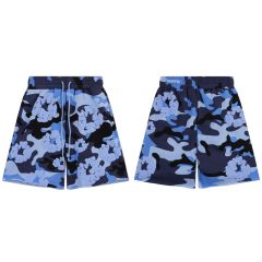 DENIM TEARS PINK CAMO COTTON WREATH T-SHIRT SHORTS SET