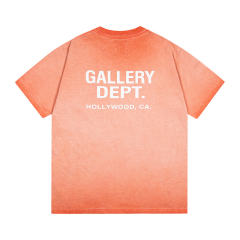 Gallery Dept Tie Dye T-Shirt Pink Orange