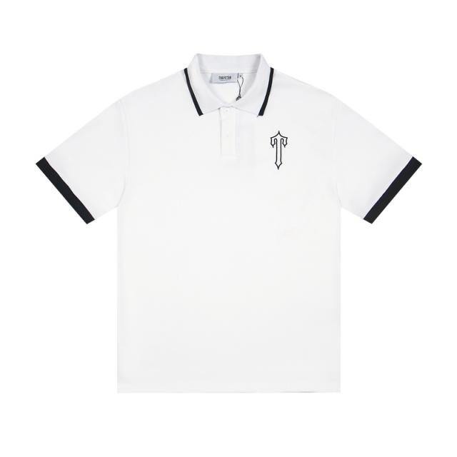 Trapstar Polo T-Shirt Black White