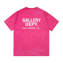Gallery Dept Tie Dye T-Shirt Pink Orange