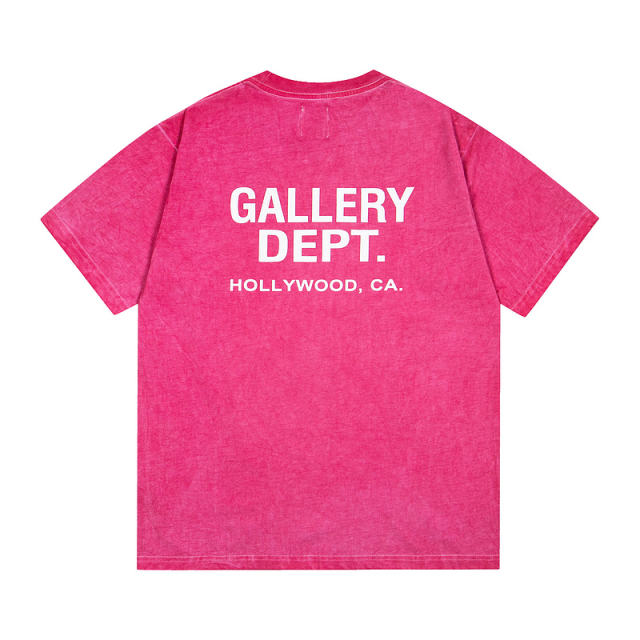 Gallery Dept Tie Dye T-Shirt Pink Orange
