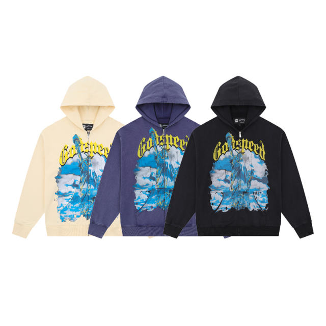 God Speed Statue of Liberty Hoodie 3 Colors