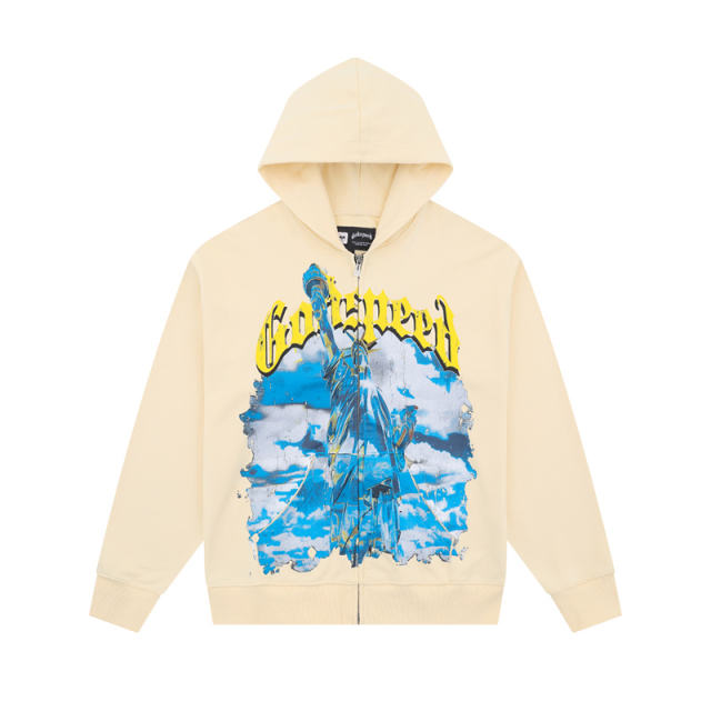 God Speed Statue of Liberty Hoodie 3 Colors