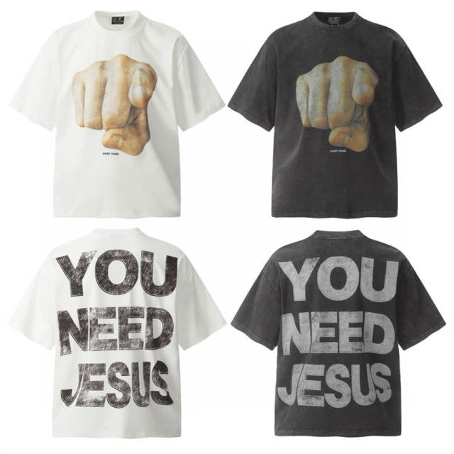 Saint Michael You Need Jesus Tee Black