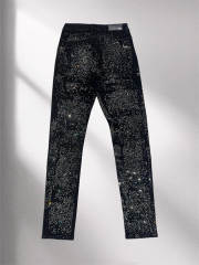 1:1 Quality Amir* Rheinstone Jeans Black