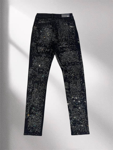 1:1 Quality Amir* Rheinstone Jeans Black