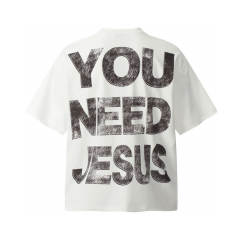 Saint Michael You Need Jesus Tee Black