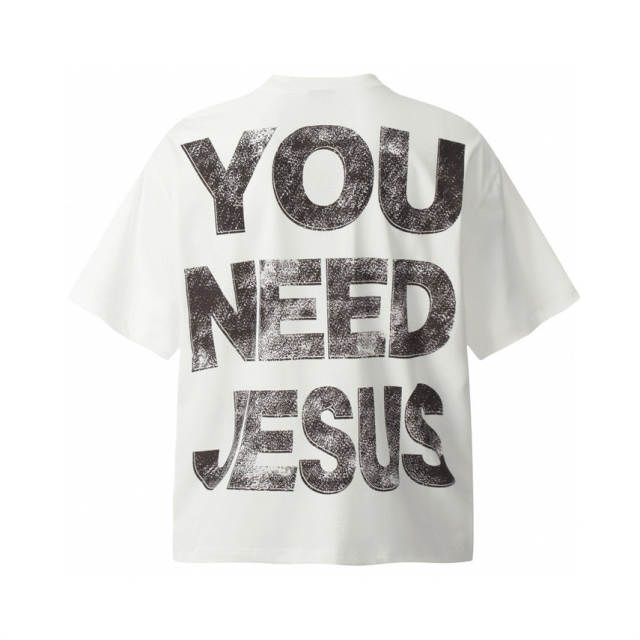Saint Michael You Need Jesus Tee Black