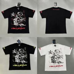 Hellstar Records Logo T-Shirt Tee Washed