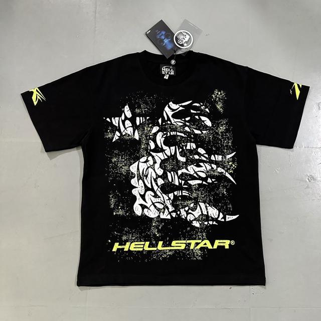 Hellstar Records Logo T-Shirt Tee Washed