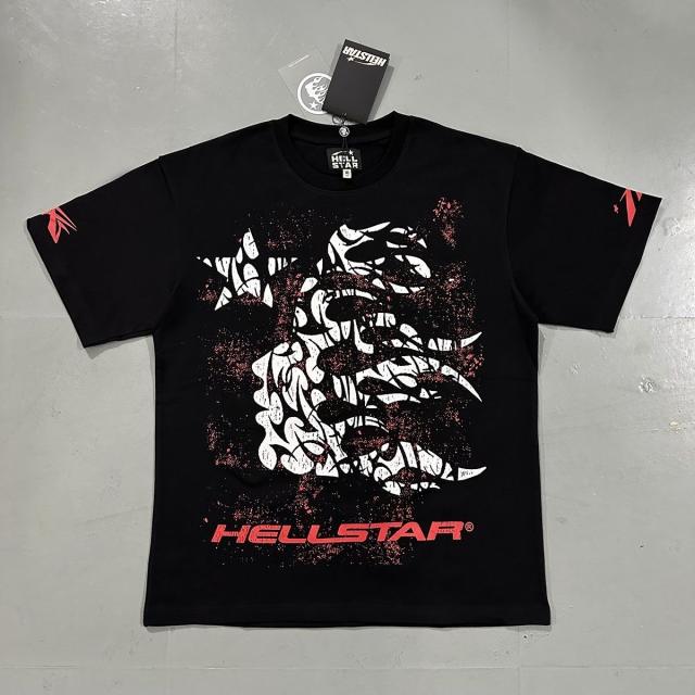 Hellstar Records Logo T-Shirt Tee Washed