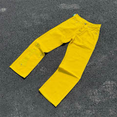 Chr0me Heart Crosses Pants Yellow