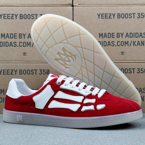 Maison Mihara Yasuhiro x MMY Amir* Skel-Top Low Sneakers Shoes Red