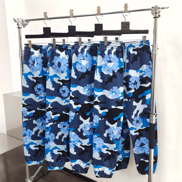 1:1 Quality DENIM TEARS Camouflage Print Zip Hoodie