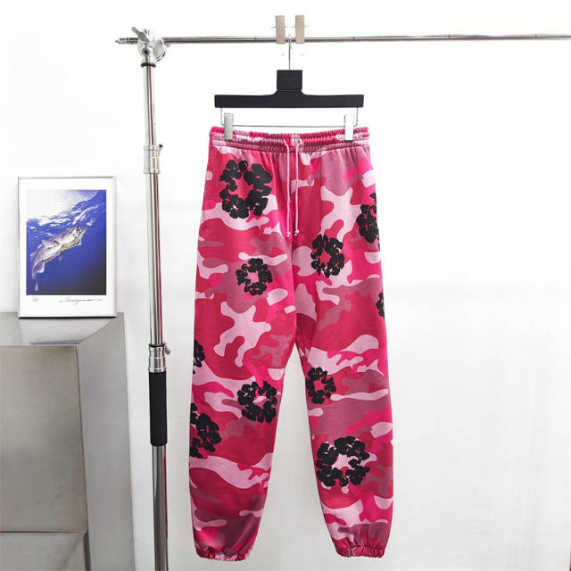 1:1 Quality DENIM TEARS Camouflage Print Zip Hoodie