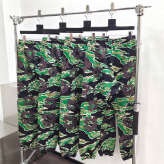 1:1 Quality DENIM TEARS Camouflage Print Zip Hoodie Green