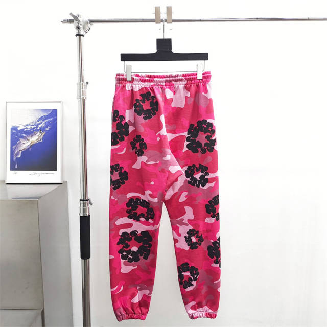 1:1 Quality DENIM TEARS Camouflage Print Zip Hoodie