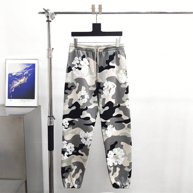 1:1 Quality DENIM TEARS Camouflage Print Zip Hoodie