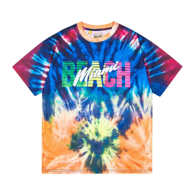 Gallery Dept Tie Dye BEACH LOGO Tee T-Shirt