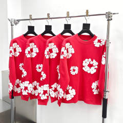1:1 Quality Denim Tears Wreath Floral Sweatshirt
