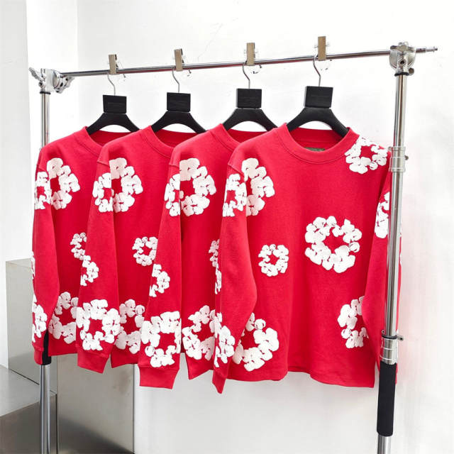 1:1 Quality Denim Tears Wreath Floral Sweatshirt
