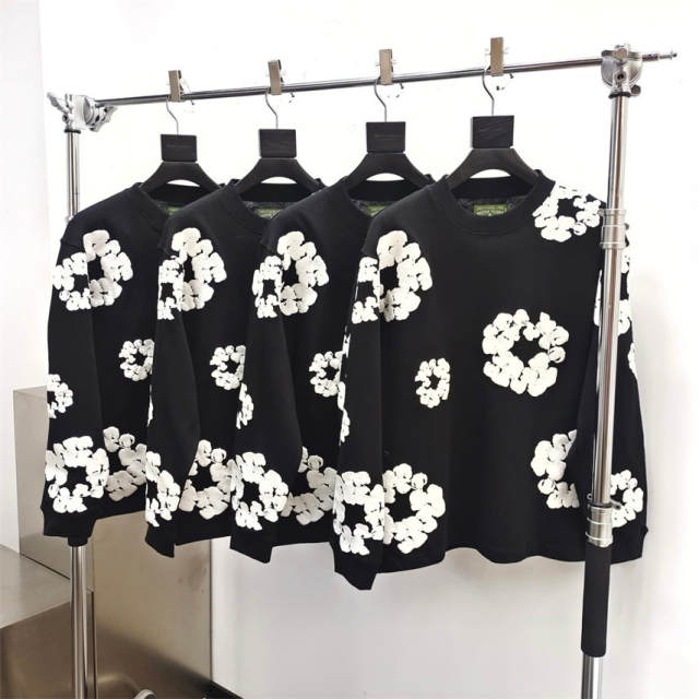 1:1 Quality Denim Tears Wreath Floral Sweatshirt
