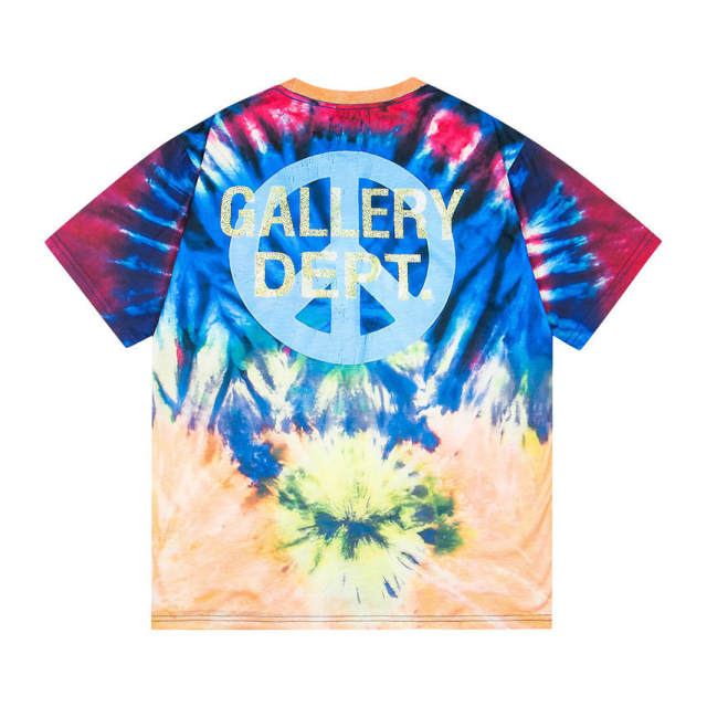 Gallery Dept Tie Dye BEACH LOGO Tee T-Shirt