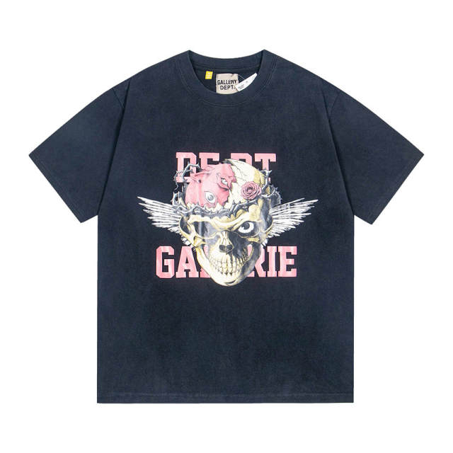 Gallery Dept Skull Letter Print Tee