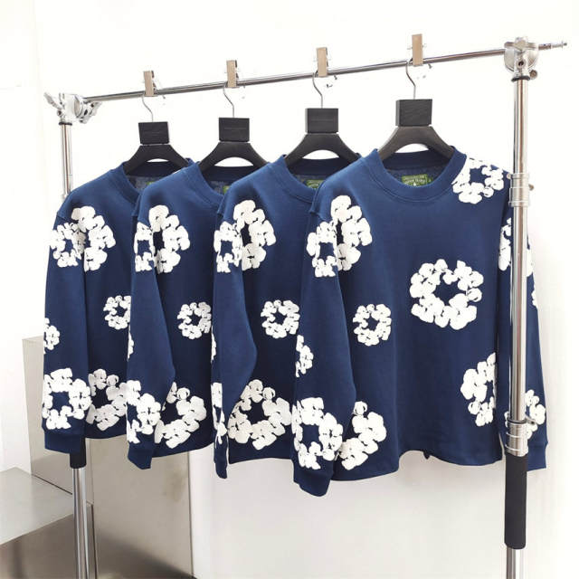 1:1 Quality Denim Tears Wreath Floral Sweatshirt