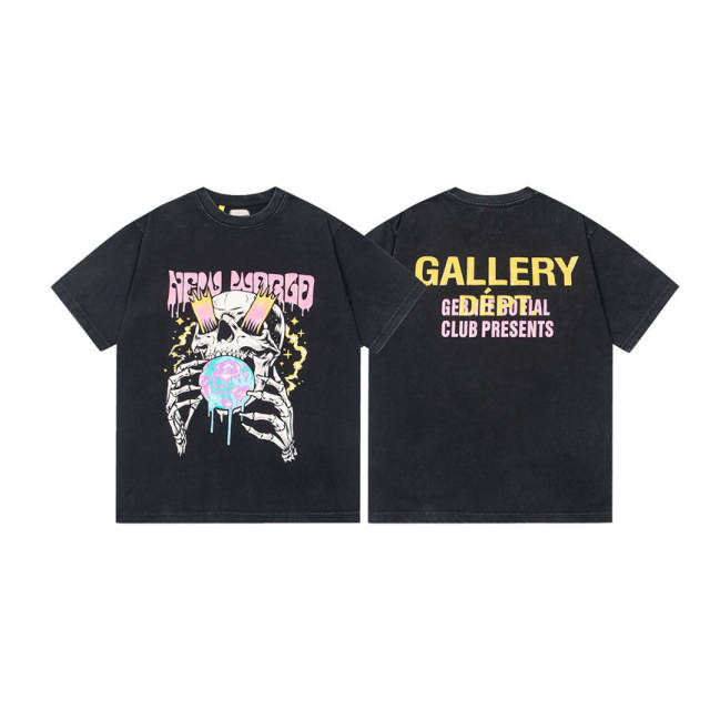 Gallery Dept Skull Letter Print Tee