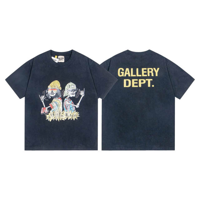 Gallery Dept Hip Hop Skeleton Print Washed Version Tee
